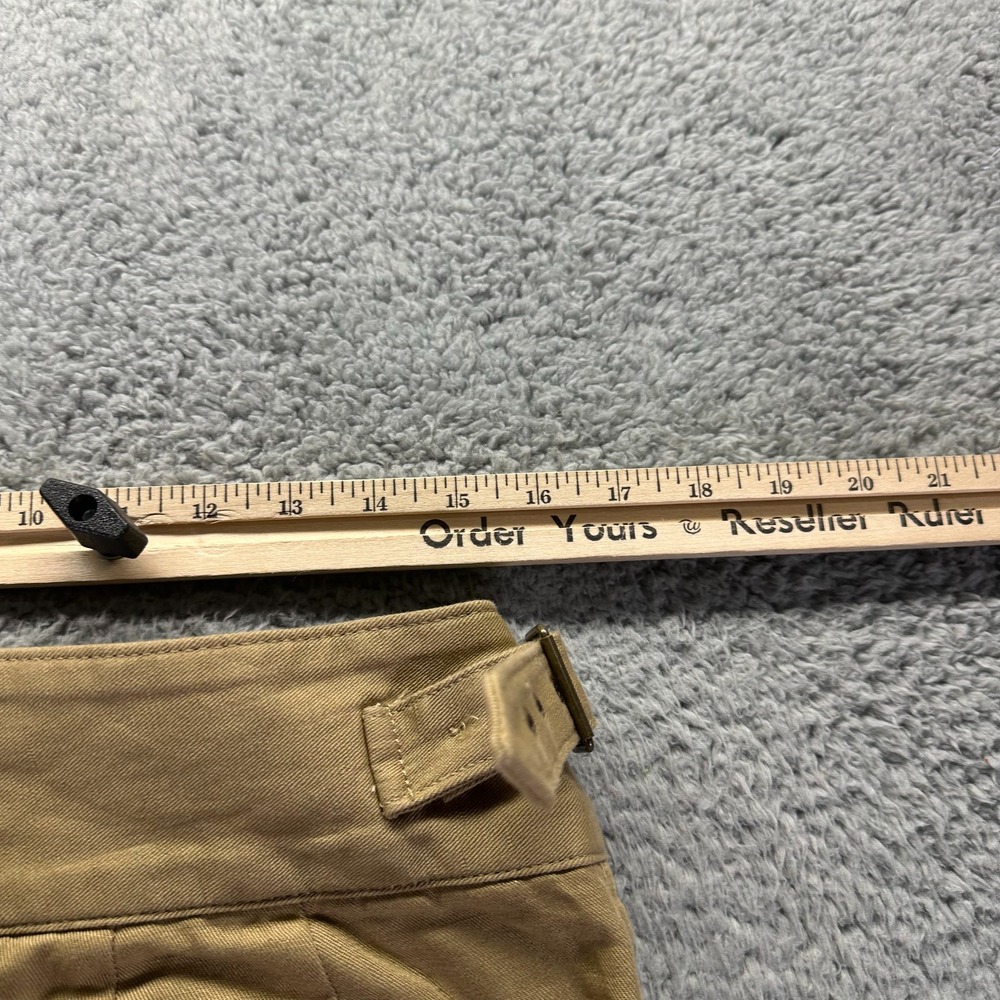 Banana Republic Women's Tan High-Rise Pleated Utility Track Pants - Picture 8 of 11
